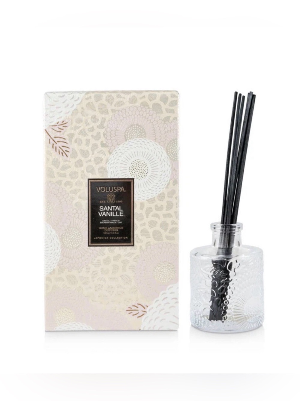 Voluspa SANTAL VANILLE Home Ambience Diffuser ~ 3.4 fl.oz.